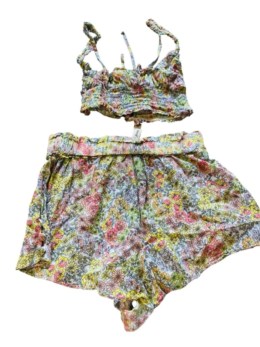 For Love and Lemons Esme PJ Set XS Cami & Shorts - Picture 7 of 13